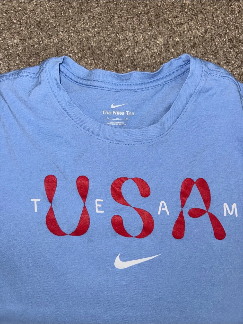 Nike Baby Blue Short Sleeve Team USA Tee
